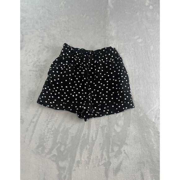 Topshop Polka Dot Shorts - Size 6 - Picture 1 of 5